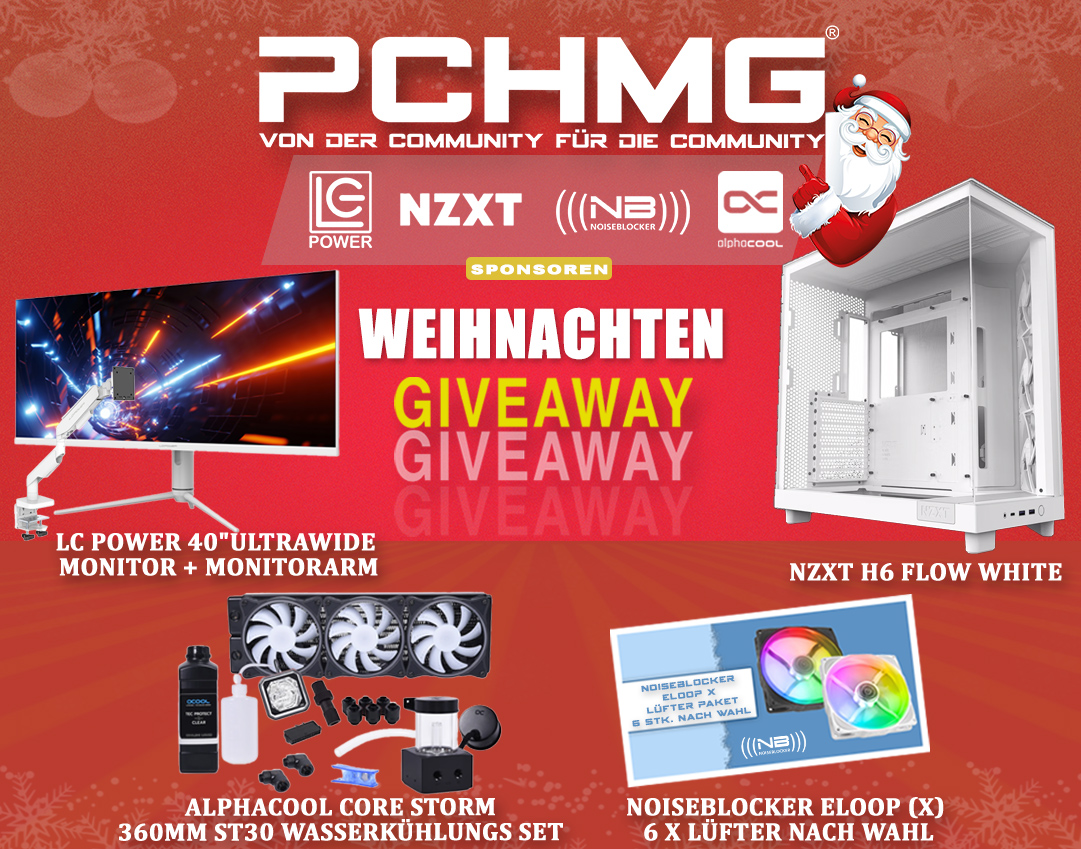 Das große PCHMG Weihnachtsgewinnspiel! PC Hardware, Modding und Games