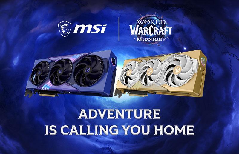 Limitierte MSI RTX 5070 im World‑of‑Warcraft‑Design in Light- und Void‑Edition