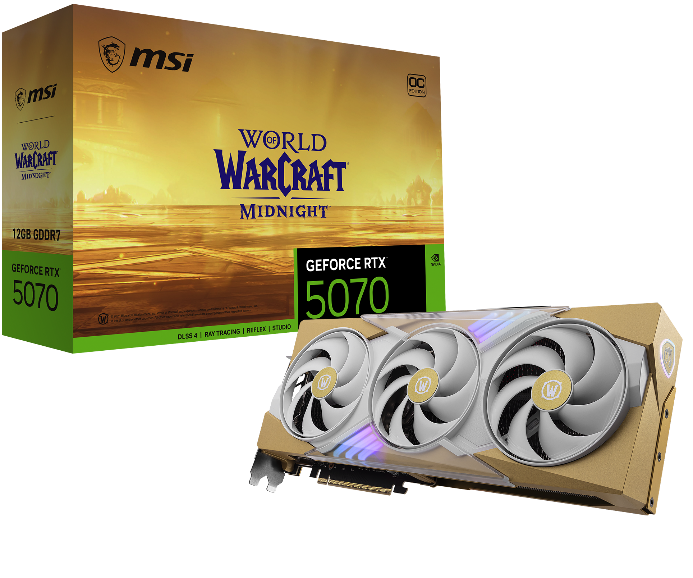 MSI RTX 5070 WoW Light Edition